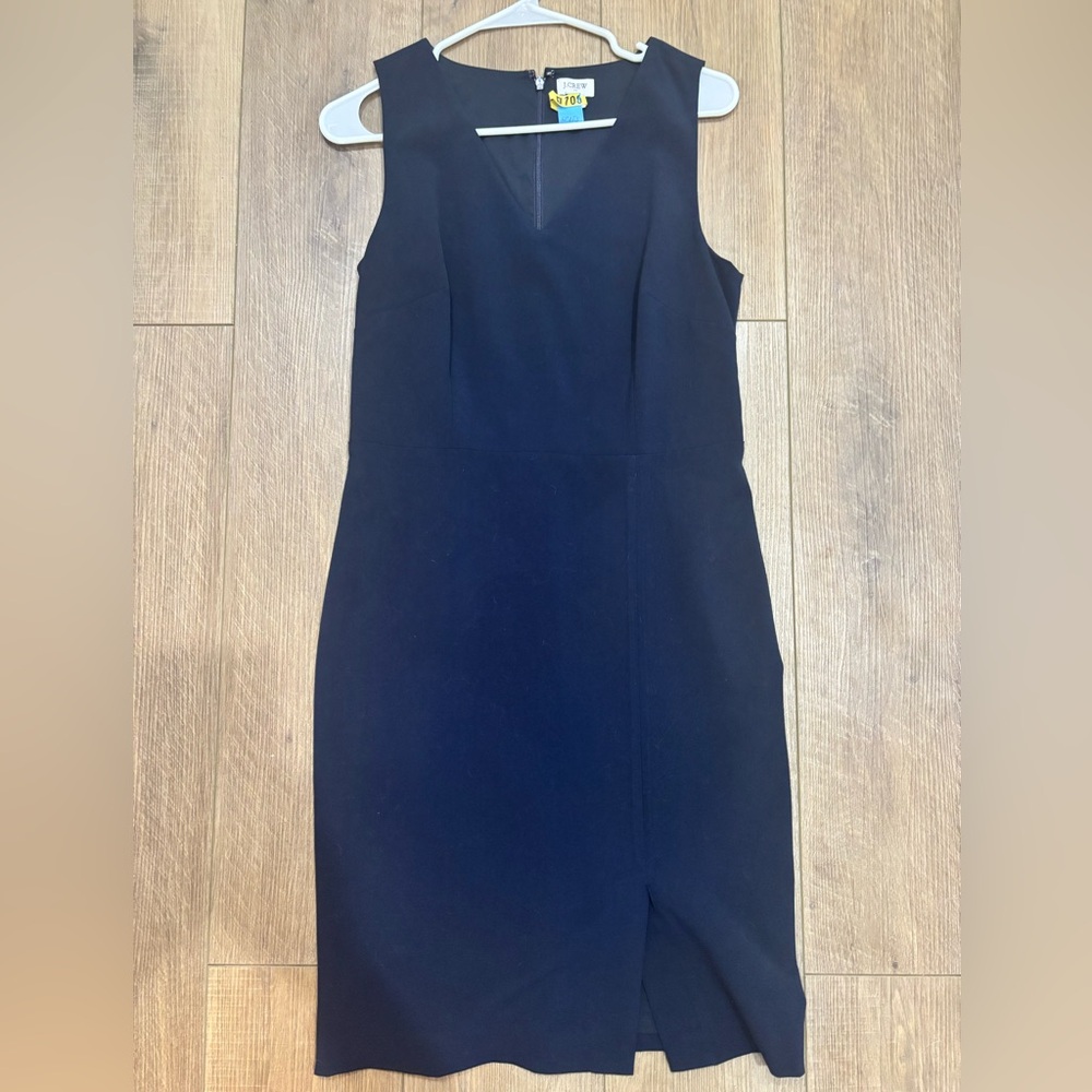J. crew navy shift dress